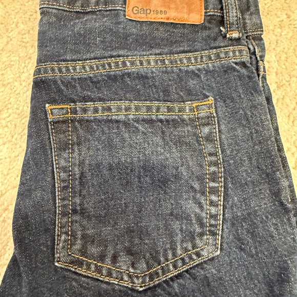GAP Kids Deep Indigo Straight Jeans sz 16 Slim GUC - Picture 2 of 7